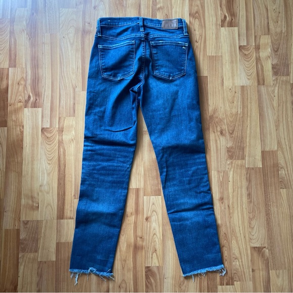 Madewell Slim Straight Raw Cut Jeans Size 26 - Picture 5 of 9